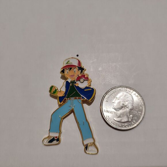 Pokemon Anime Ash Ketchum Generations Enamel Pins Set 7 Official Nintendo Badges - Picture 7 of 8